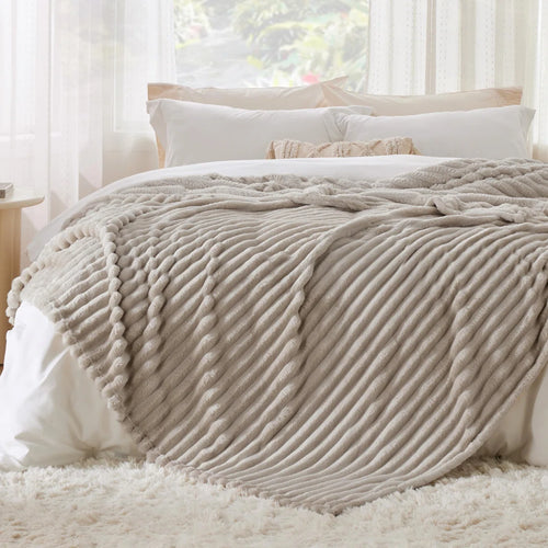 Bedsure Flannel Fleece Blanket for Girls, 300 GSM Soft and Cozy Blanket for Dorm & Home Decor, All-Season Gift