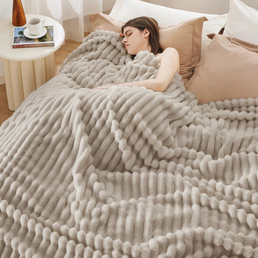 Bedsure Flannel Fleece Blanket for Girls, 300 GSM Soft and Cozy Blanket for Dorm & Home Decor, All-Season Gift
