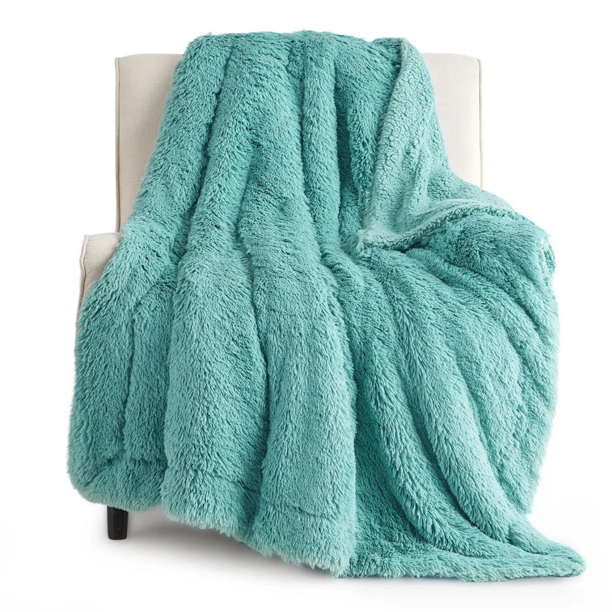 Bedsure Faux Fur Sherpa Twin/TwinXL Blanket – Ultra Soft Plush Bed Blanket for Dorm Room – Burnt Orange – Perfect Gift for Teen Girls