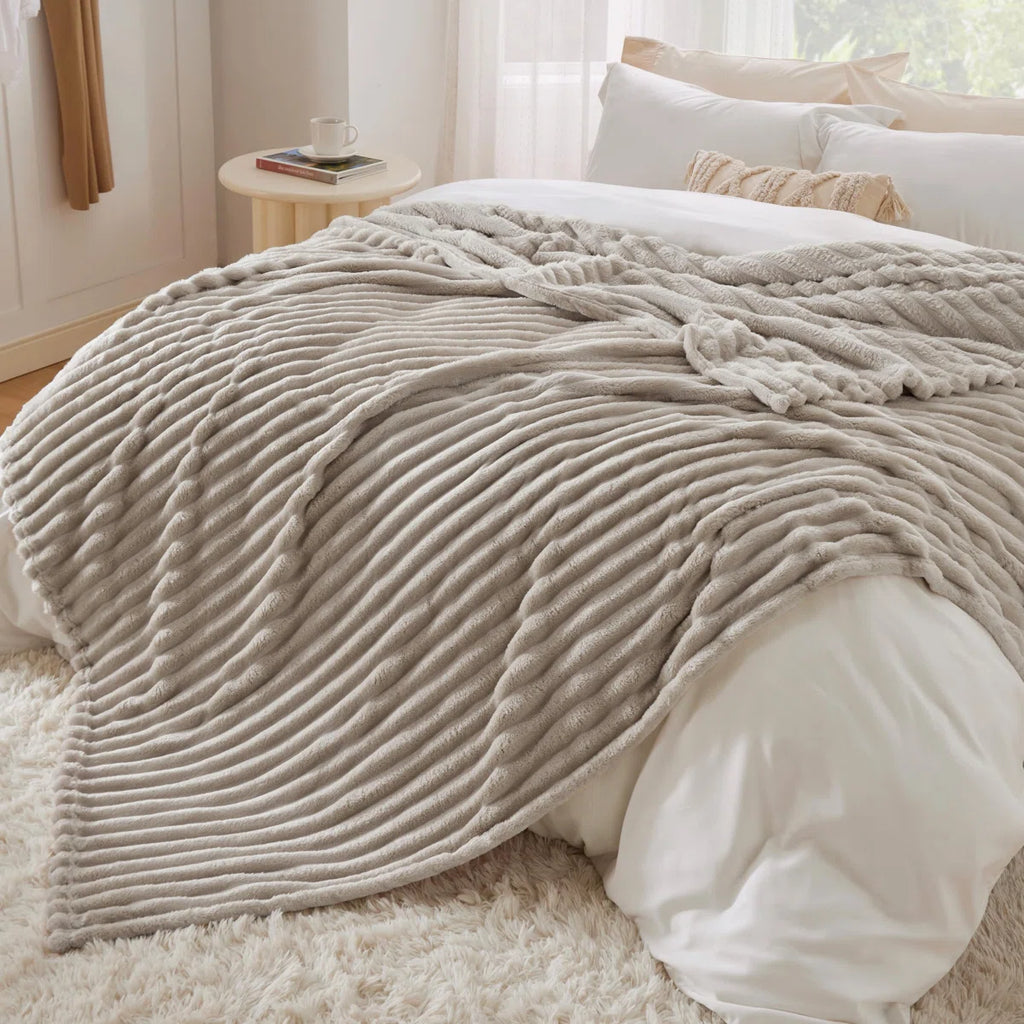 Bedsure Flannel Fleece Blanket for Girls, 300 GSM Soft and Cozy Blanket for Dorm & Home Decor, All-Season Gift