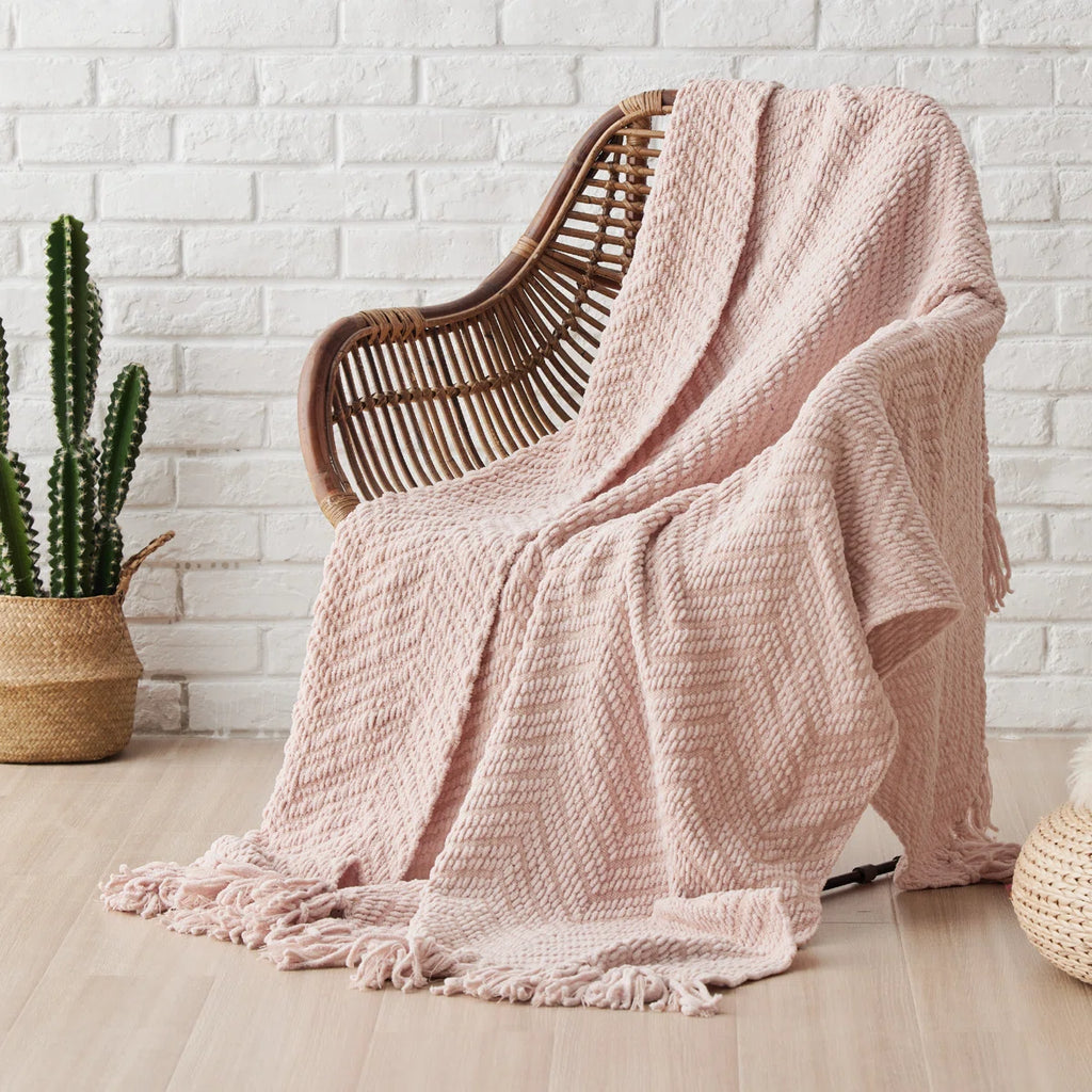 Cozy Winter Collection Bedsure Knit Woven Blanket